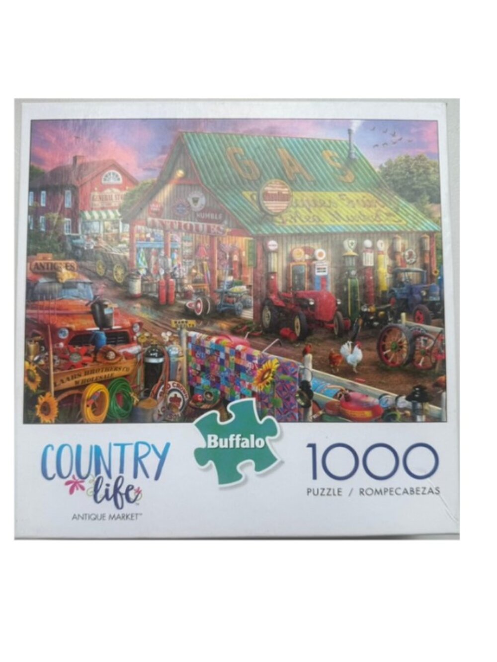 Buffalo Games Country Life Country Ride 1000 Piece Jigsaw Puzzle Farm